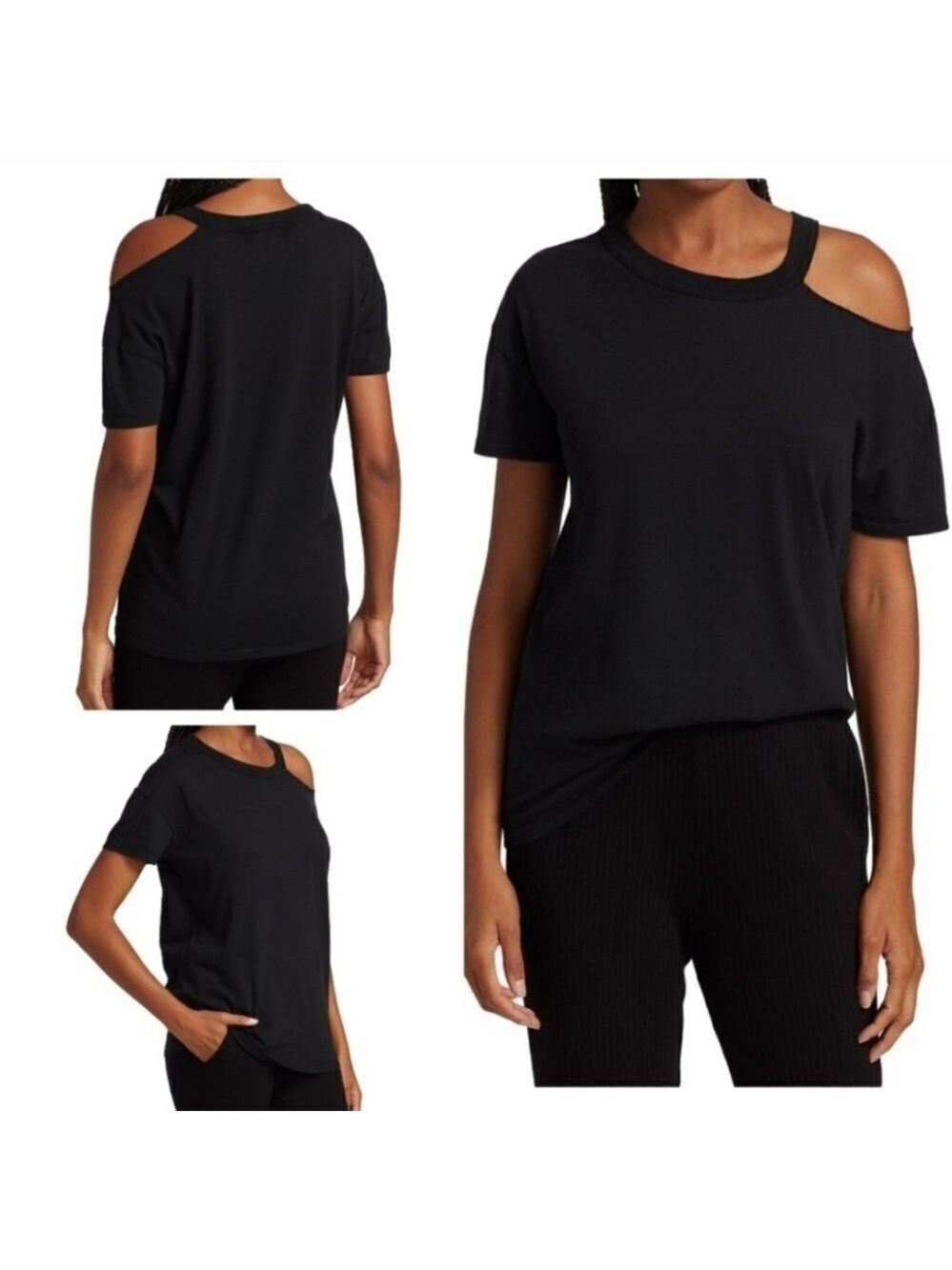 NWT n:Philanthropy Molera Black Tee